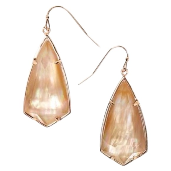 Kendra Scott Jewelry - KENDRA SCOTT • Rose Gold Carla Brown Mother of Pearl Earrings